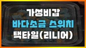 Read more about the article [하이무 바다소금 스위치] 1알당 170원 가성비 황제 키보드 입문 스위치 바다소금 리니어, 택타일 사용 후기(남자친구 선물 추천!)