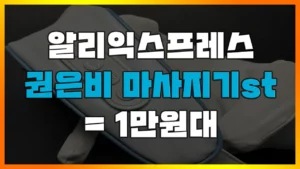 Read more about the article [알리익스프레스 꿀템] 만 원대에 권은비 마사지기 아류 구입하기 (목 어깨 마사지기)